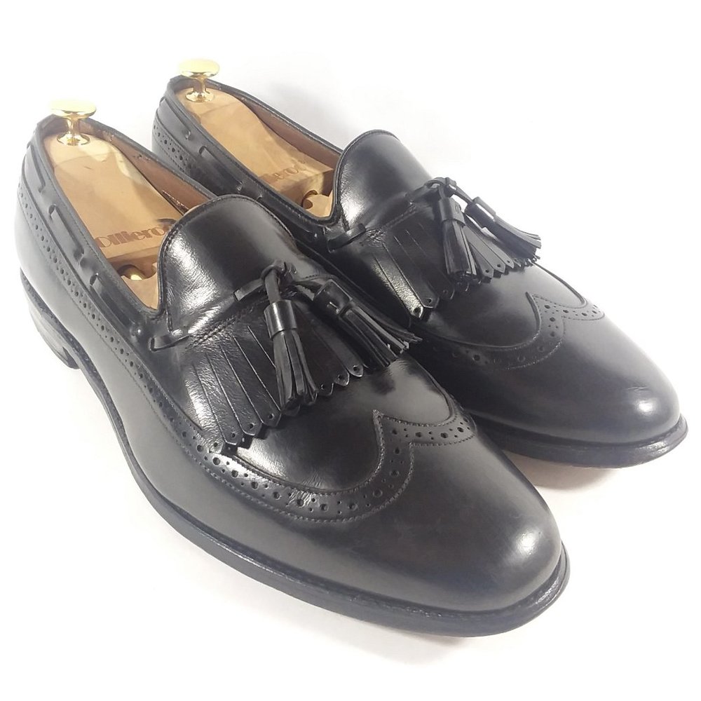 AE Mansfield Kiltie Tassel Longwing Loafer Men 12C